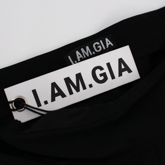 NWT I.AM.GIA Synopsis Pant Black Strappy Size M - Picture 7 of 8